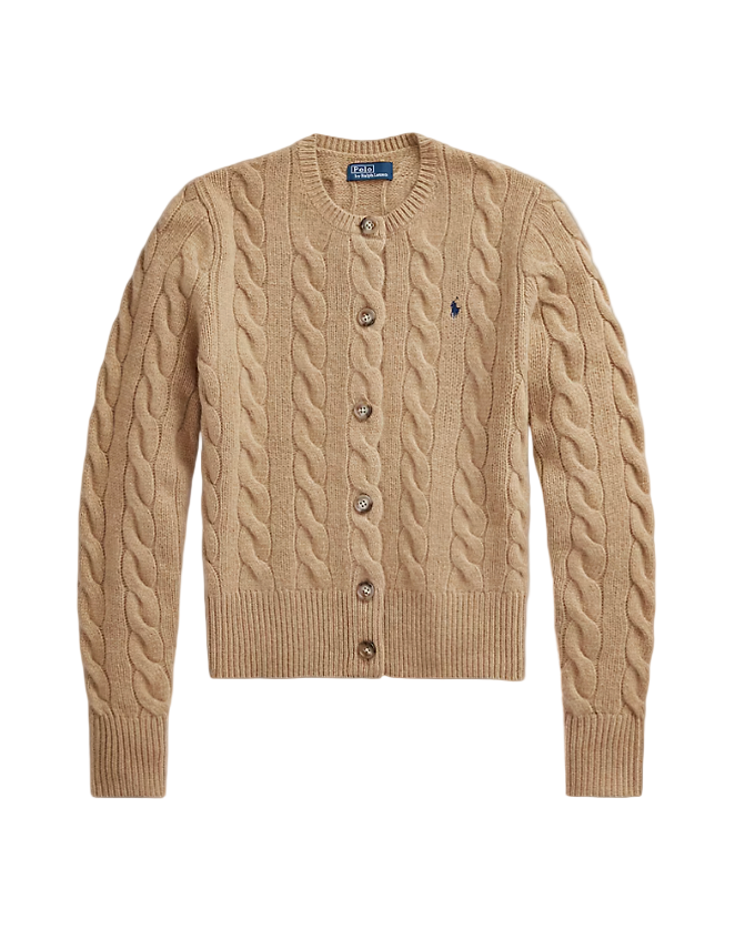 Crewneck Cardigan Sweater